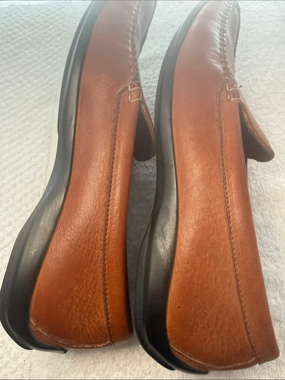 Allen Edmonds Tan Leather Slip-On Loafers